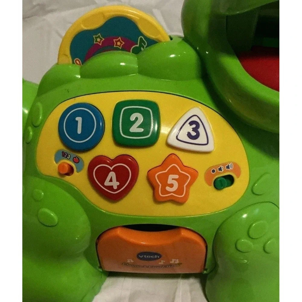 VTech Chomp and Count Dino 7 Coins Dinosaur Learning Tested‎ And Works